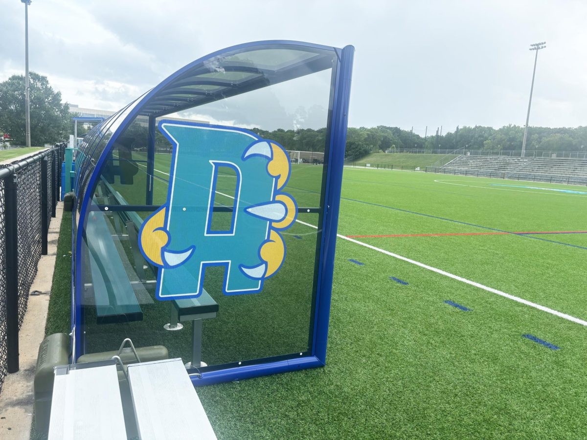 Among the construction on campus this summer was an update to the team benches on Siegart Field. 