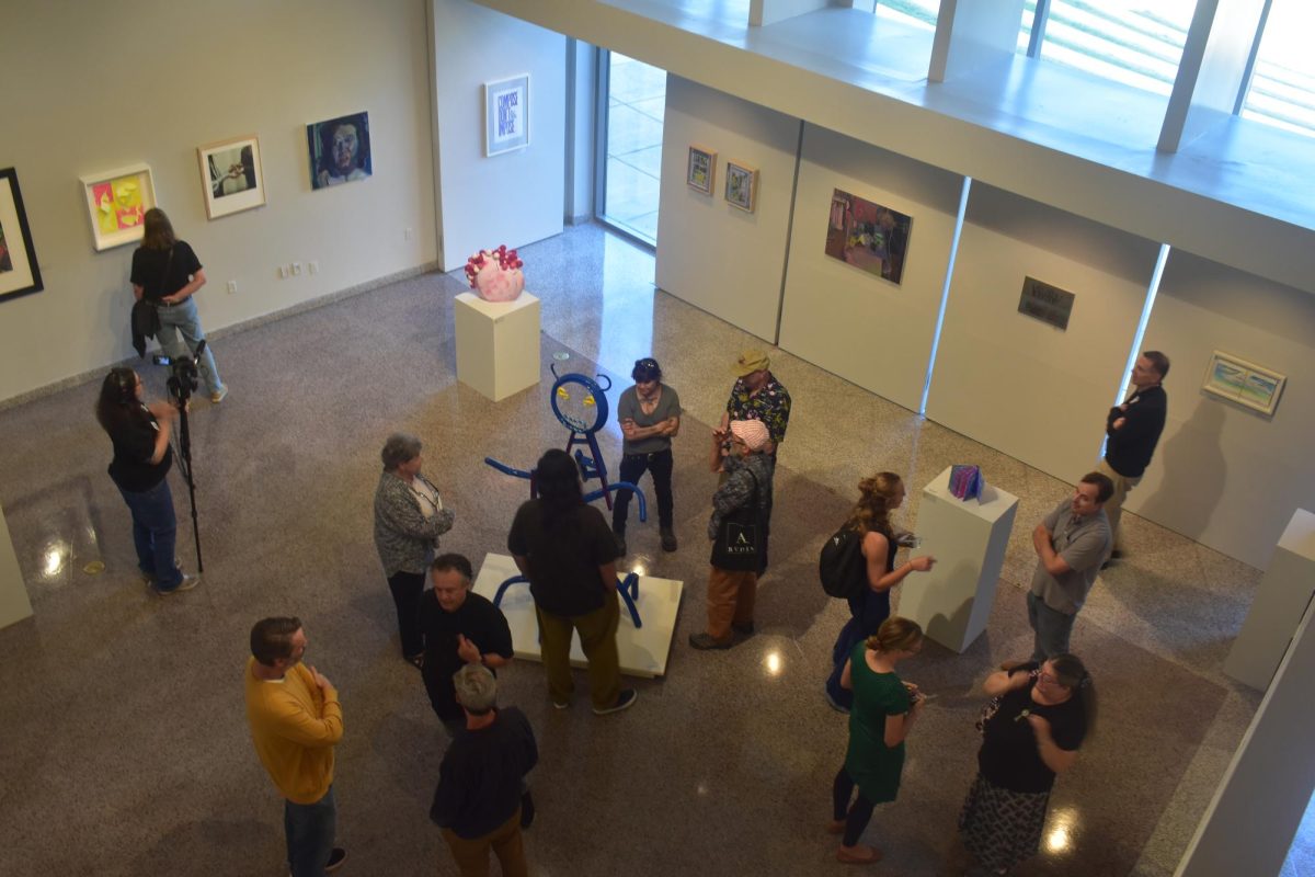 Faculty showcase their art at the CADE Building 