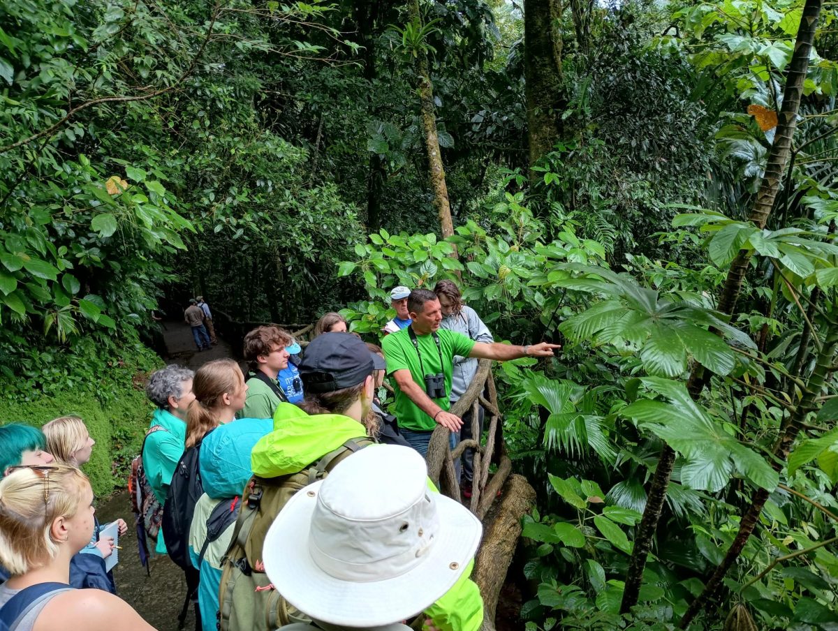 A biology class traveled to Costa Rica earlier this year to learn about the ecosystems there.