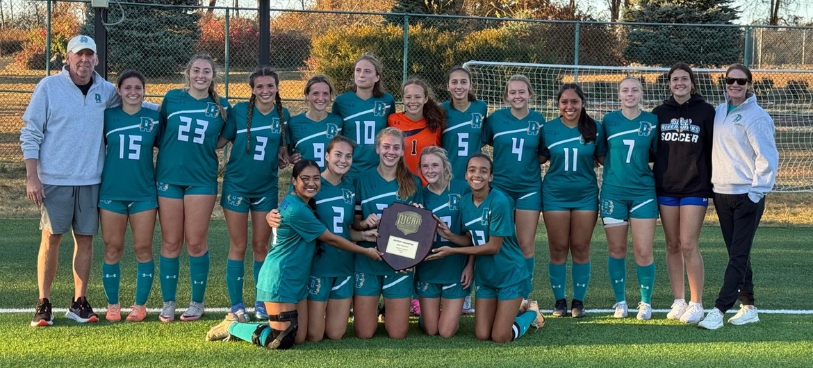 AACC's women's soccer team won the district championship match against Mercer Community College. 